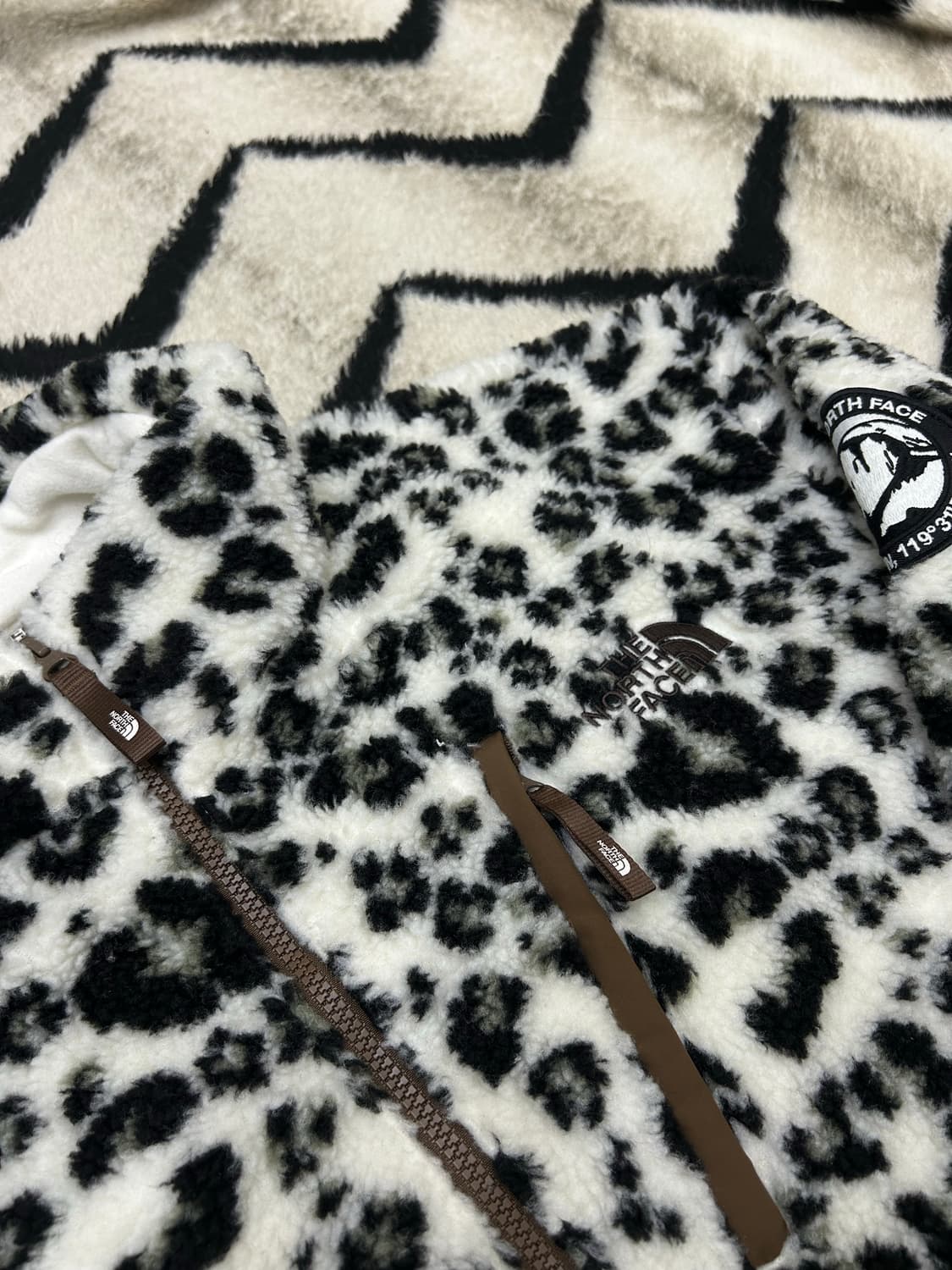 [2XL]노스페이스 리모 레오파드 플리스 자켓 상품이미지1