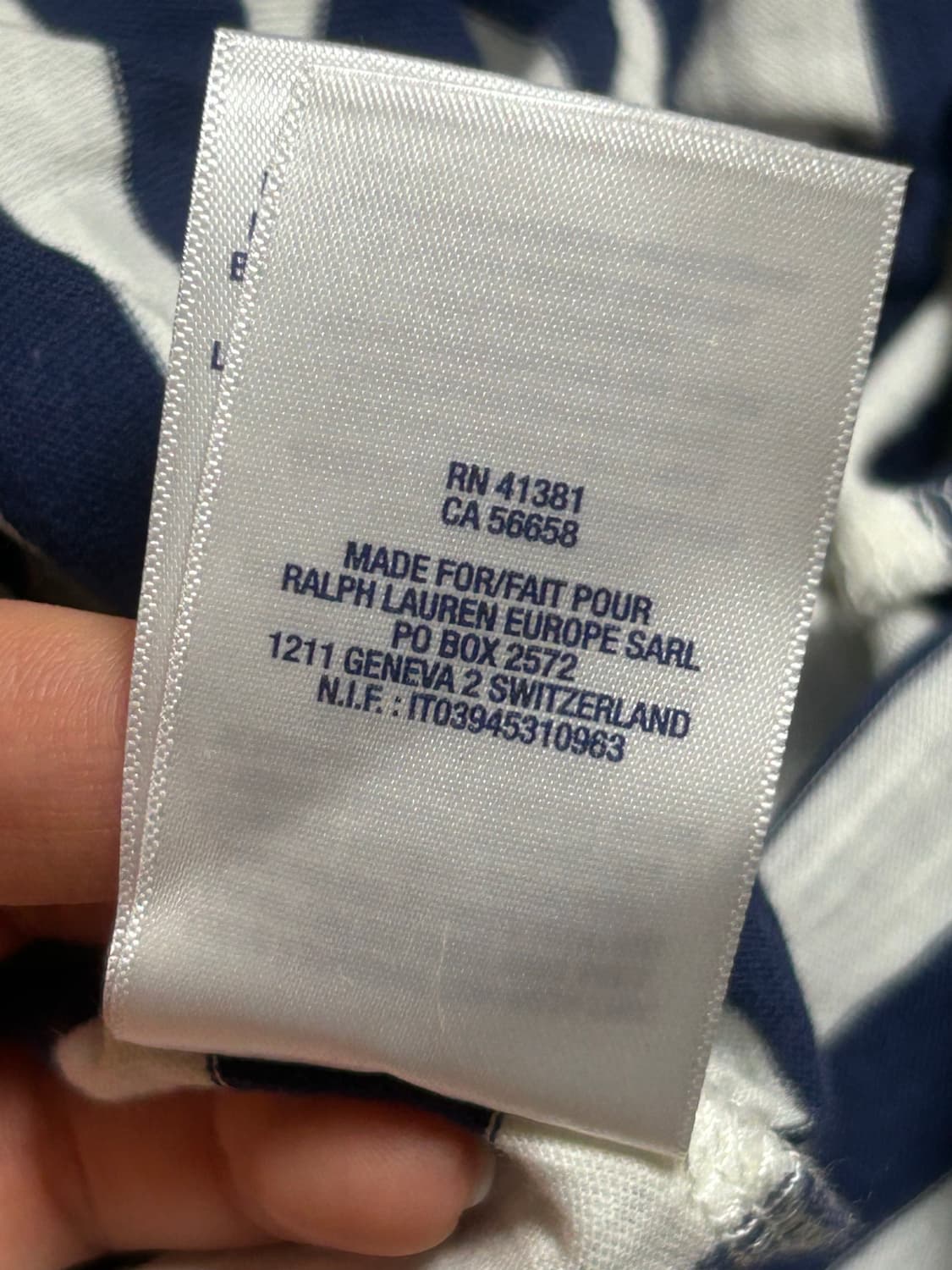 폴로 랄프로렌 네이비 스트라이프 여아 원피스 상품이미지2