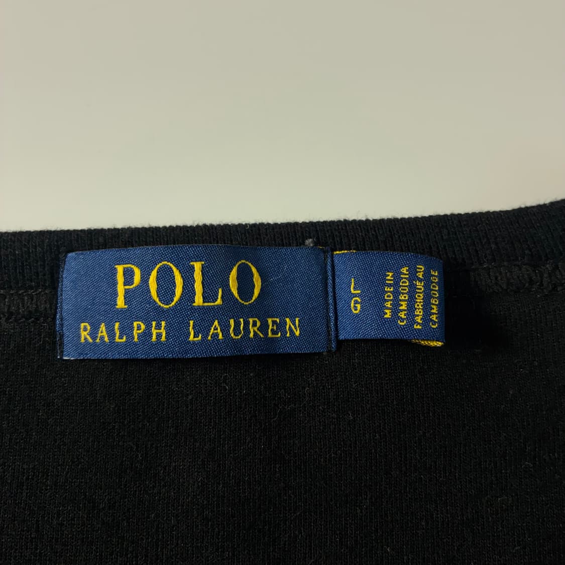 Polo  폴로 랄프로렌 자수 코튼 블랙 맨투맨  상품이미지4