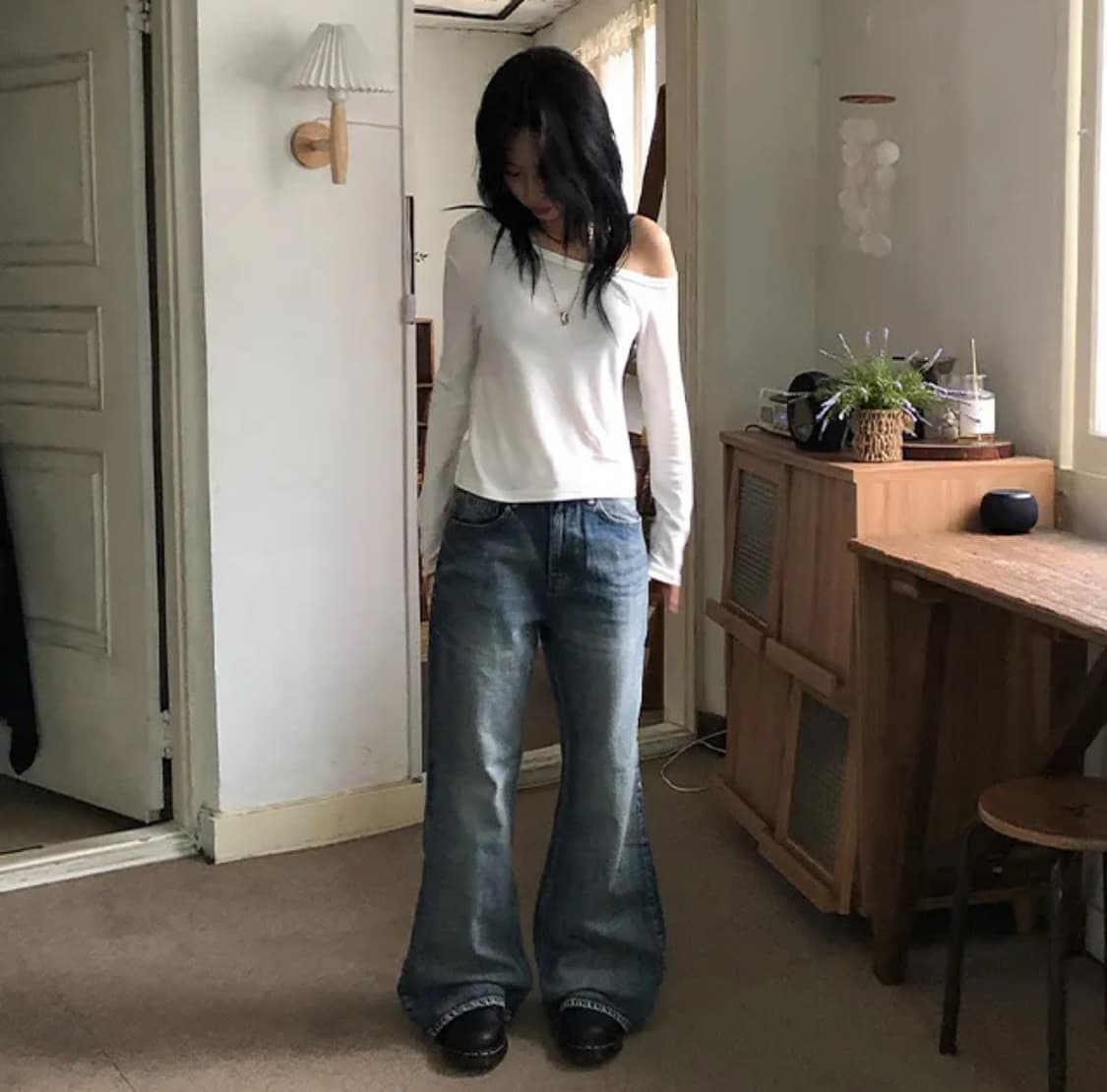 oot 보이 플레어 데님 진 상품이미지3