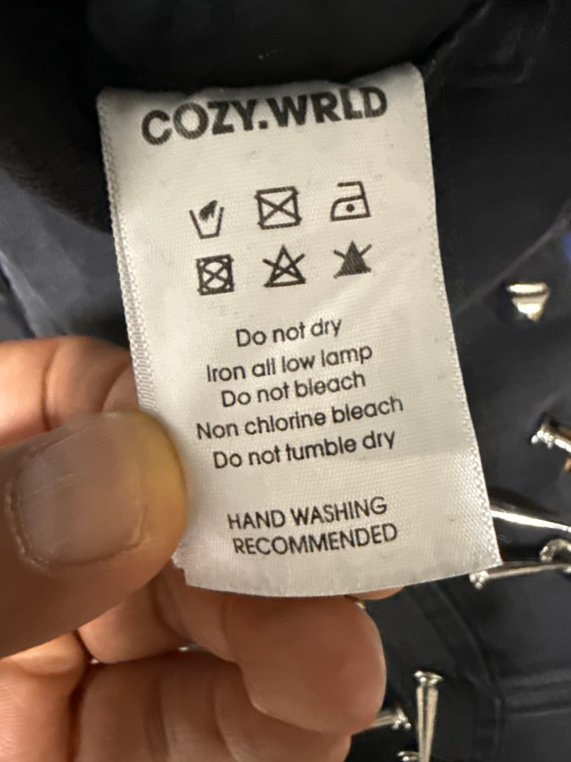 COZY WORLDWIDE 메탈 스파이크 스키니 플레어진 상품이미지7