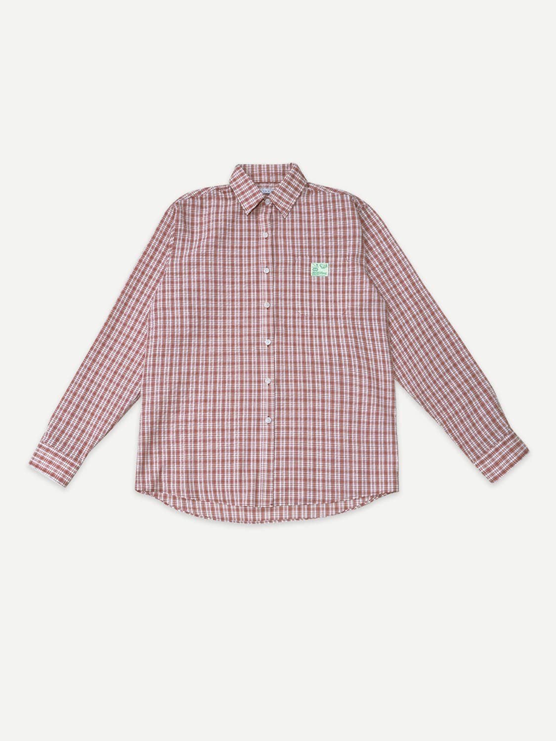 콜로신스 Interlaken Check Shirt Salmon 상품이미지2