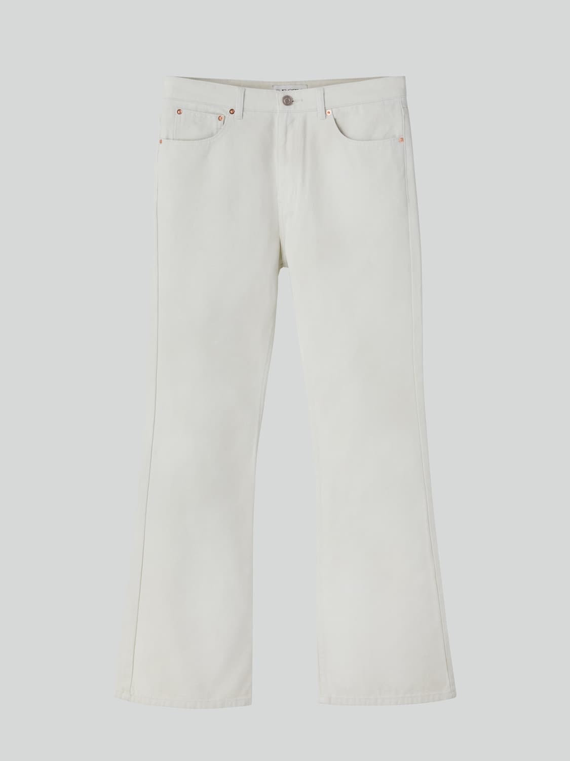 [새상품] 26SS 렉토 빈티지 페인티드 플레어 팬츠 에크루 상품이미지1