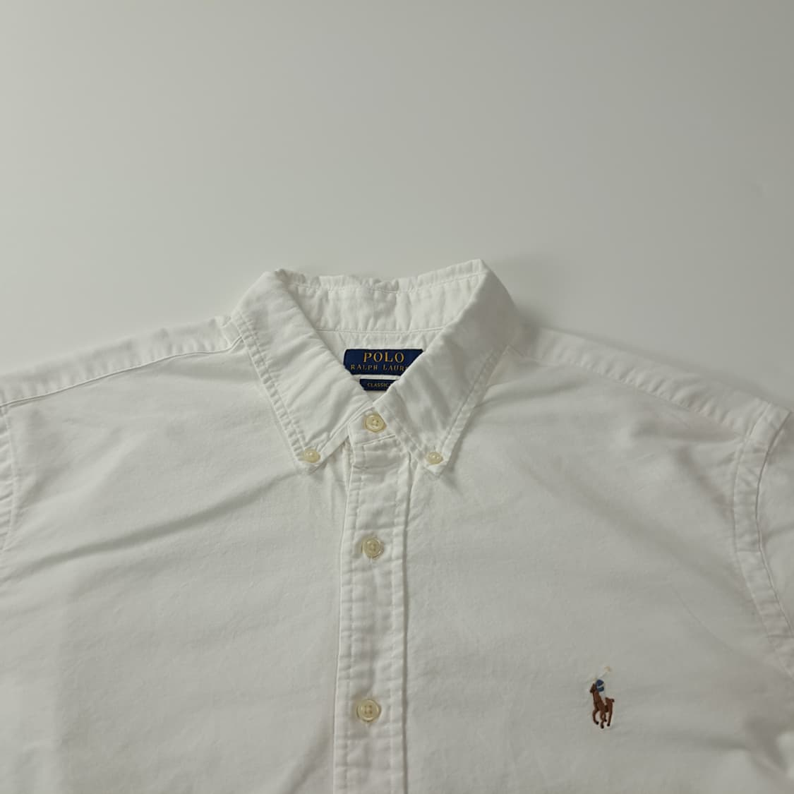 CK754 XL 폴로 QR 멀티포니 화이트 반팔 셔츠 남방 상품이미지2