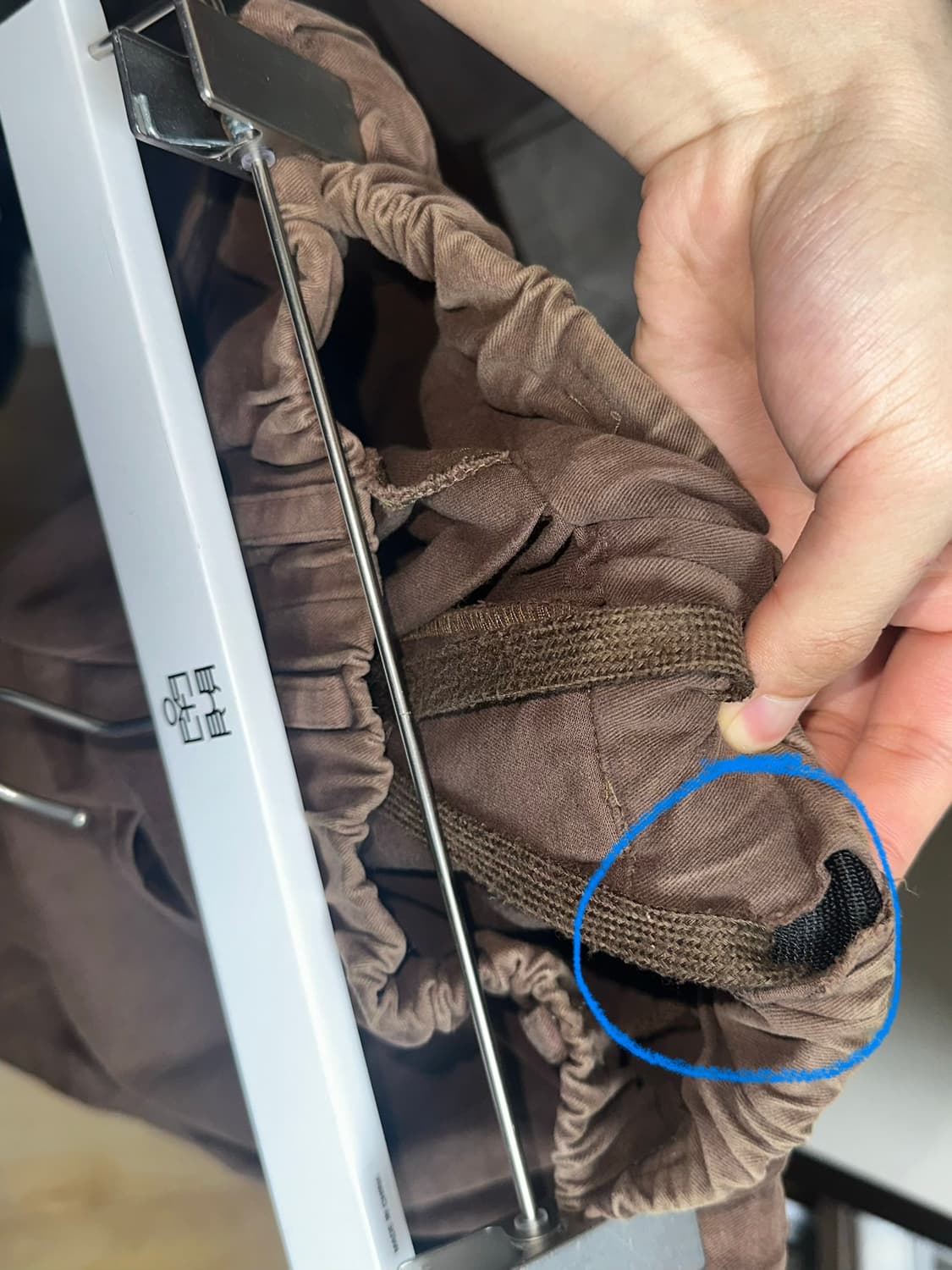 2) 말렌 루프 벌룬팬츠 브라운 상품이미지6