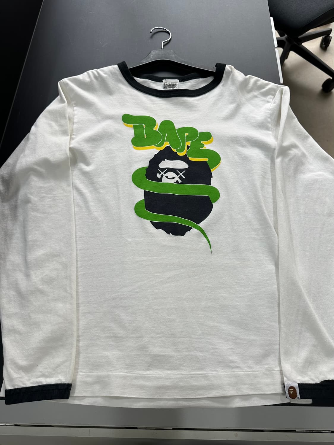 베이프x카우스 롱슬리브 링거티  상품이미지5