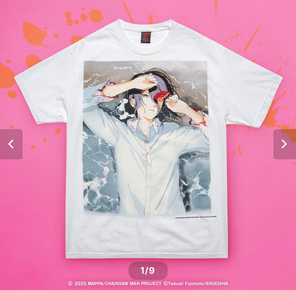 레제 CHAINSAW MAN PRINT TEE 체인소맨 티셔츠 상품이미지1