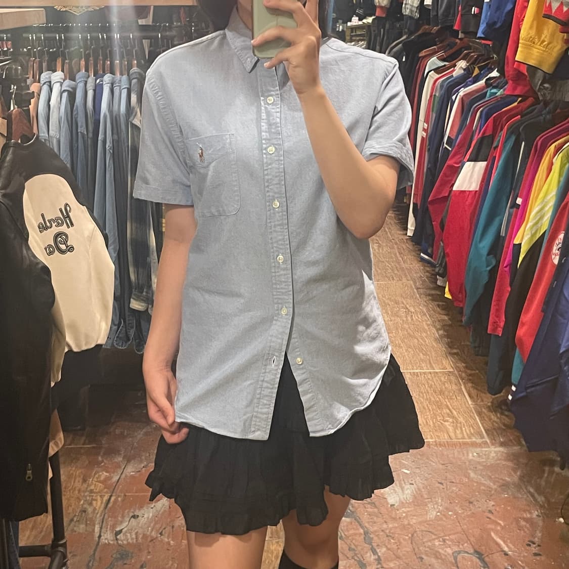 [HI] 폴로 반팔셔츠 스카이블루 상품이미지4