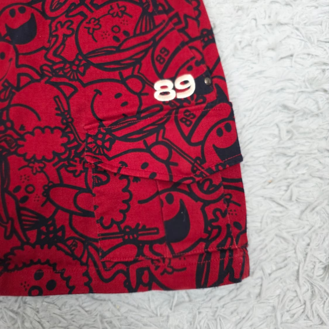 파리게이츠 스마일로고 카고 큐롯스커트 0호 상품이미지2