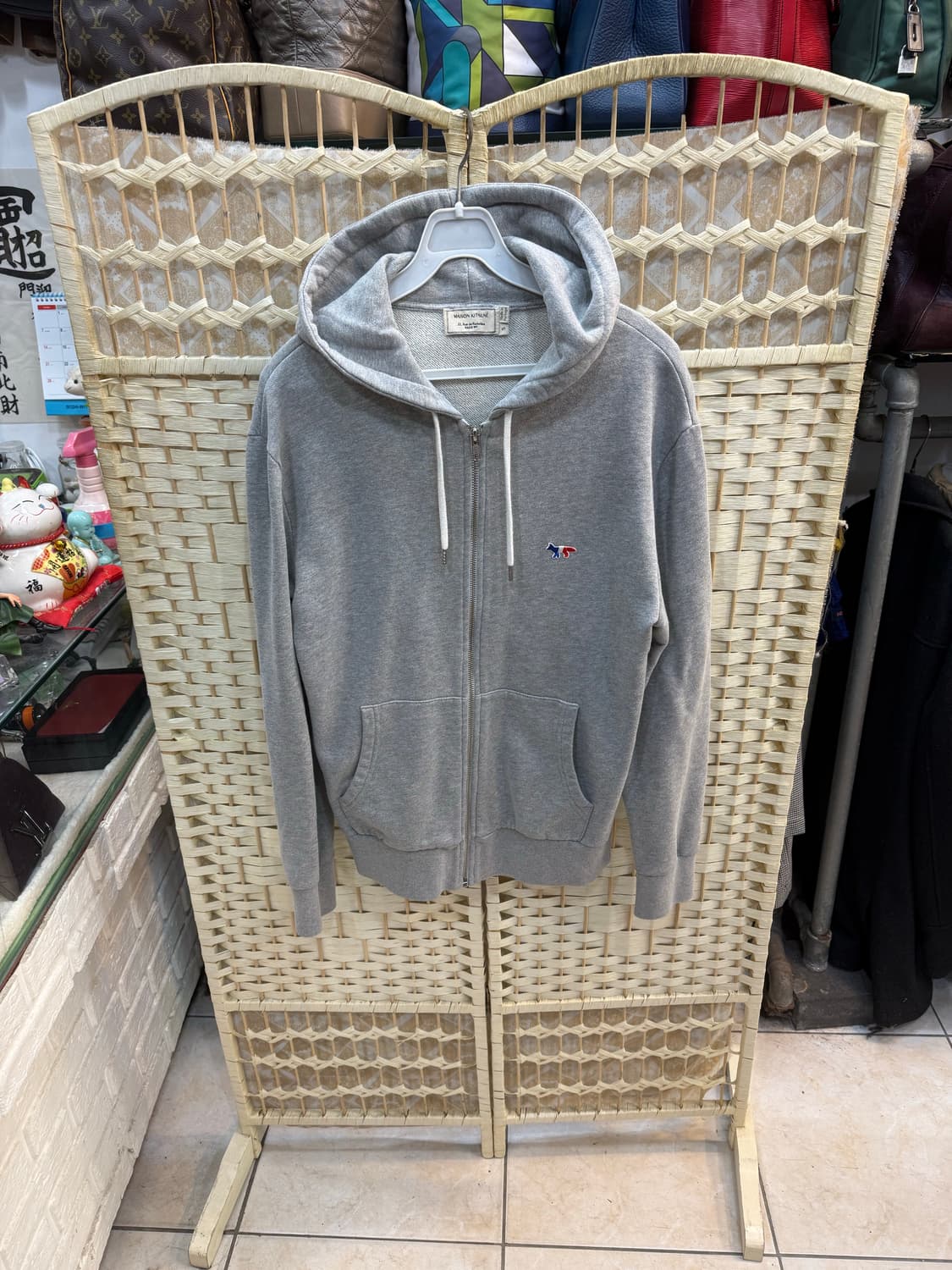 95 정품 메종키츠네 트리컬러 폭스 후드집업 팝니다 상품이미지1