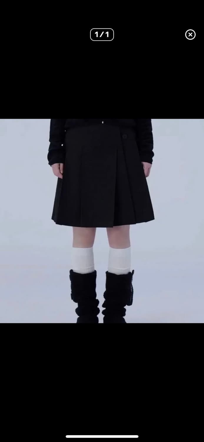 택o,새상품)미세키서울 랩스커트 2사이즈 상품이미지1