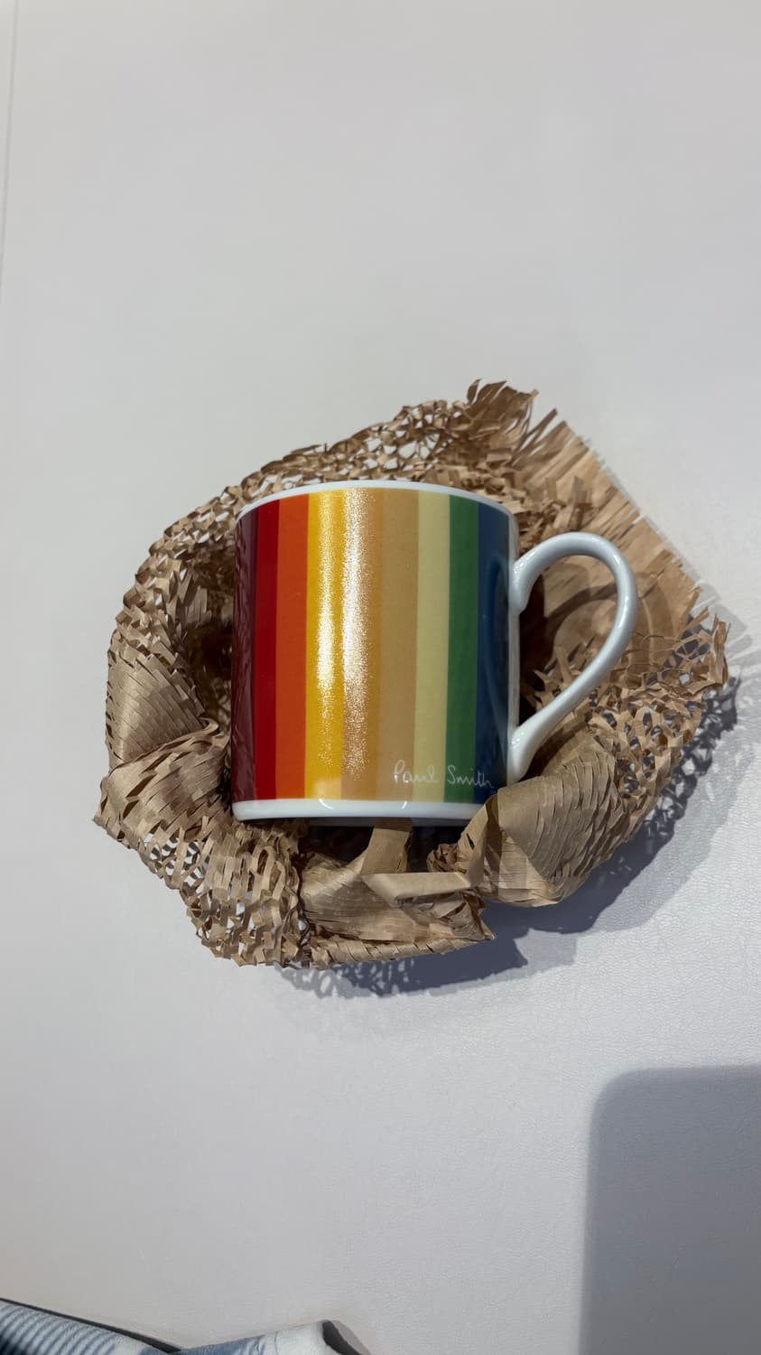 폴 스미스 Paul Smith 머그컵 컬러 블록 스트라이프 상품이미지1