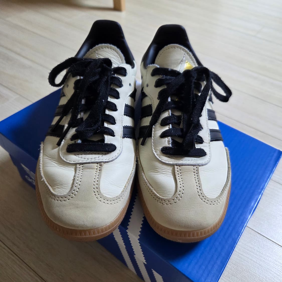 아디다스 삼바 크림화이트 코어블랙 235사이즈 상품이미지3