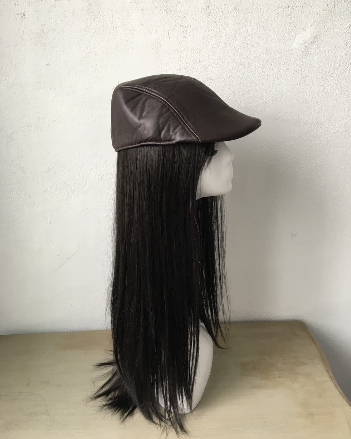 fake leather hunting cap 상품이미지2