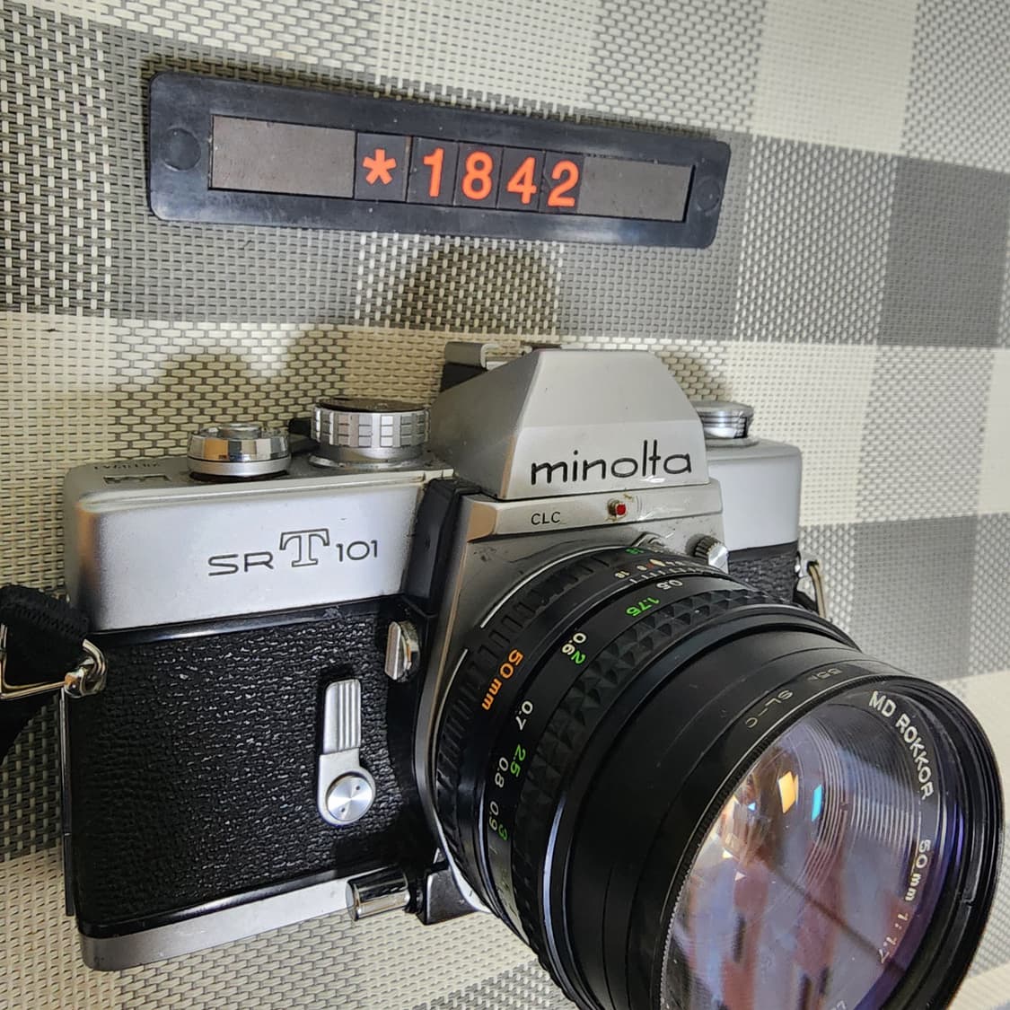 미놀타 sr T 101 필름카메라 1.7 단렌즈 장착 상품이미지2