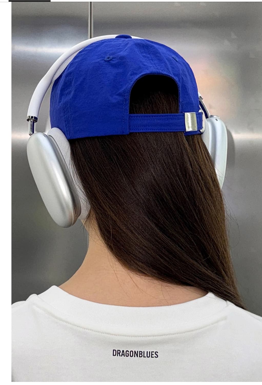 새상품) 드래곤블루스 리나일론 로고 캡 로열 블루 볼캡 상품이미지5