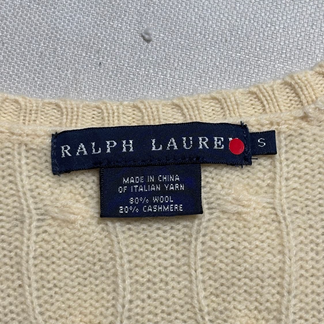 S 폴로랄프로렌 여성용 꽈베기 브이넥 니트 상품이미지4