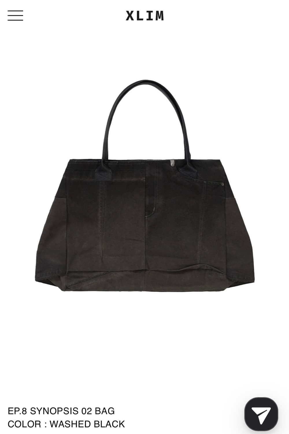 EP.8 SYNOPSIS 02 BAG WASHED BLACK 상품이미지4