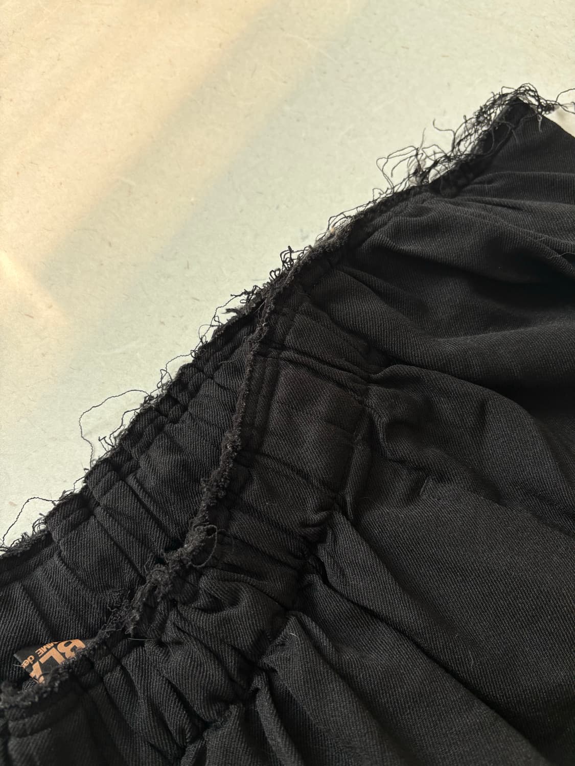 꼼데가르송 블랙 바지치마 상품이미지3