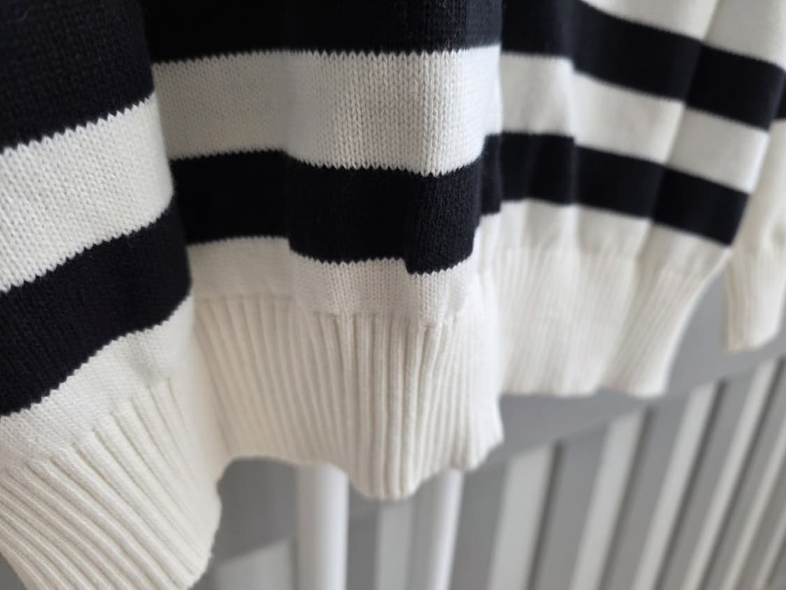 반집업 단가라 봄 니트 상품이미지6