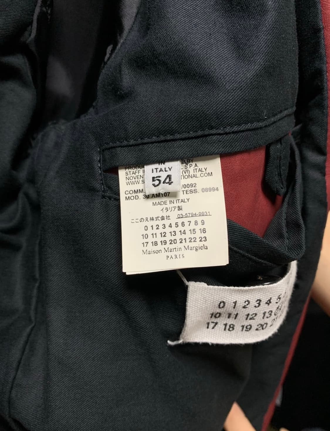 Margiela 5 zip leather moto jacket 상품이미지3