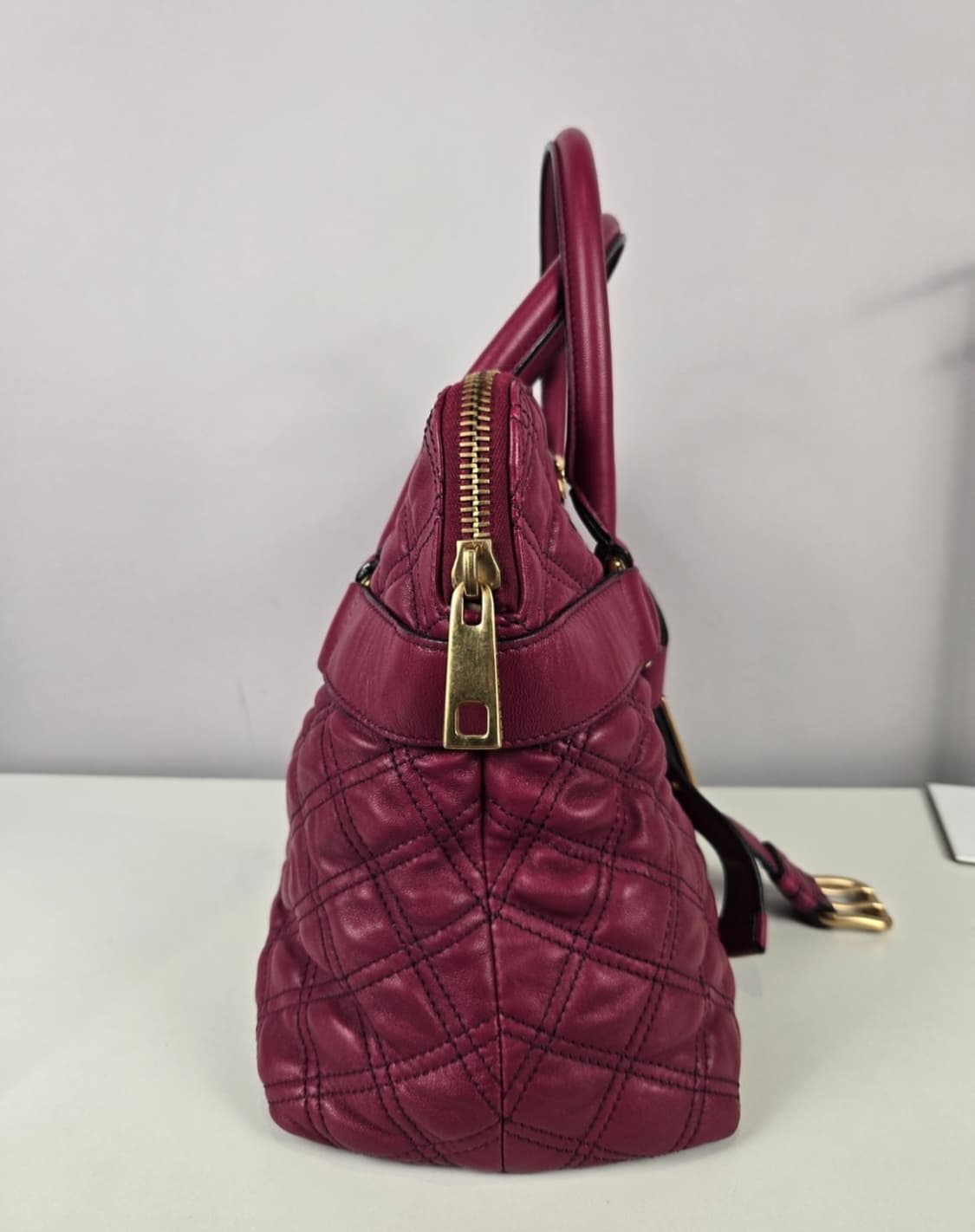 마크제이콥스 브루나 퀼팅 레더 램스킨 토트백 가방 정품 Bruna bag 상품이미지6