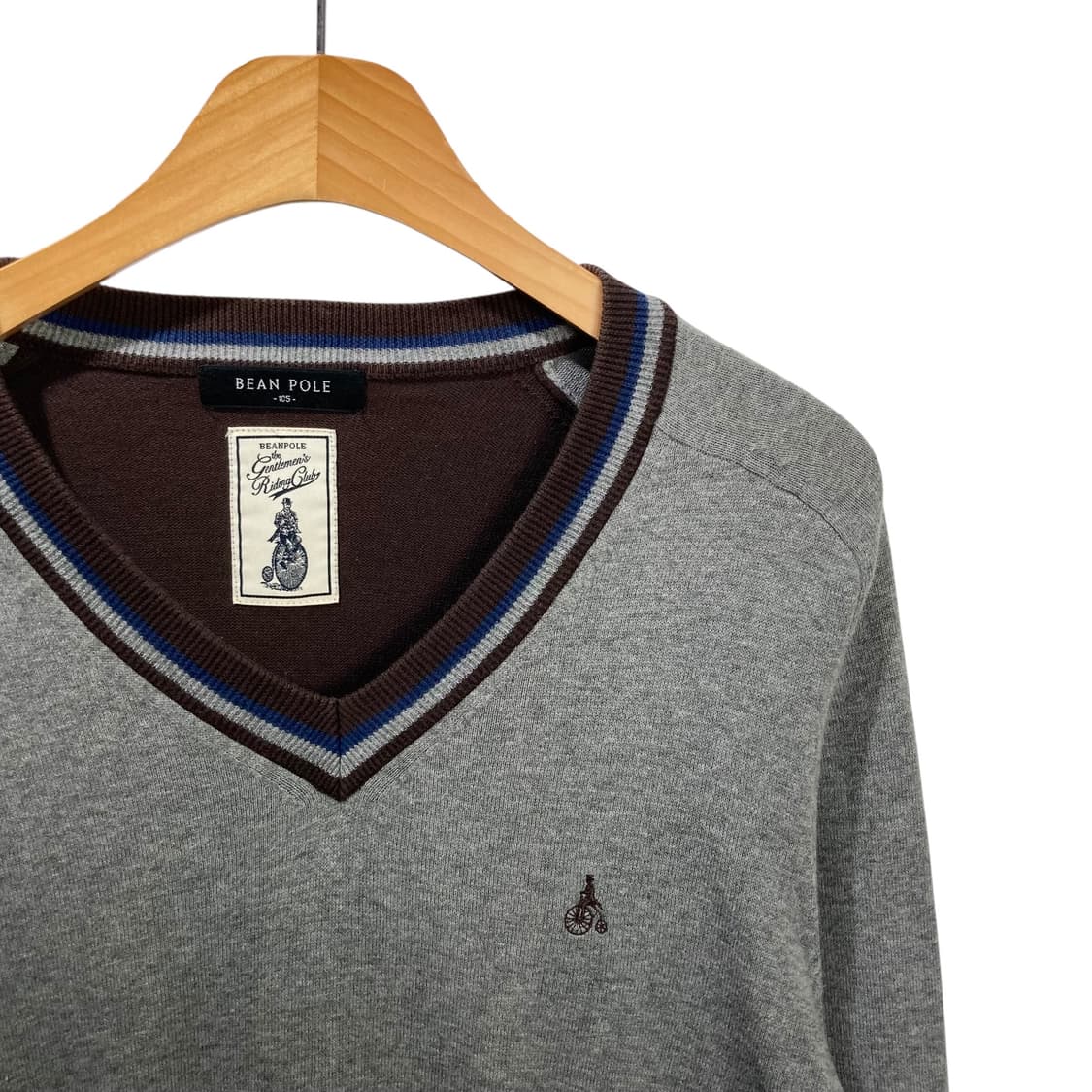빈폴 브이넥 그레이 니트 상품이미지3