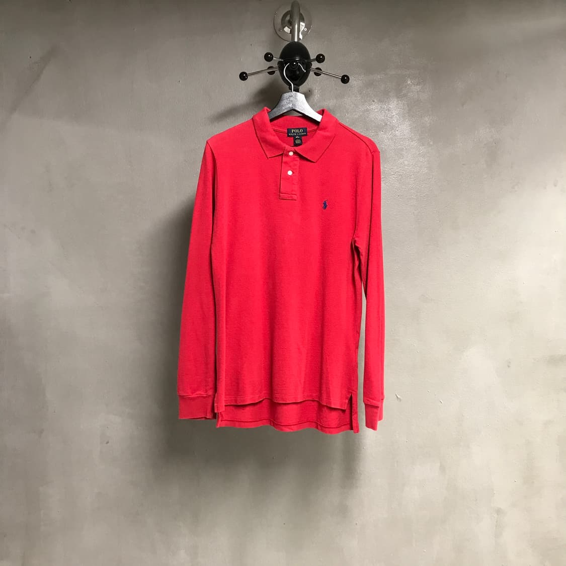 폴로 랄프로렌 PK 긴팔 카라티 레드 XL(W) 상품이미지1