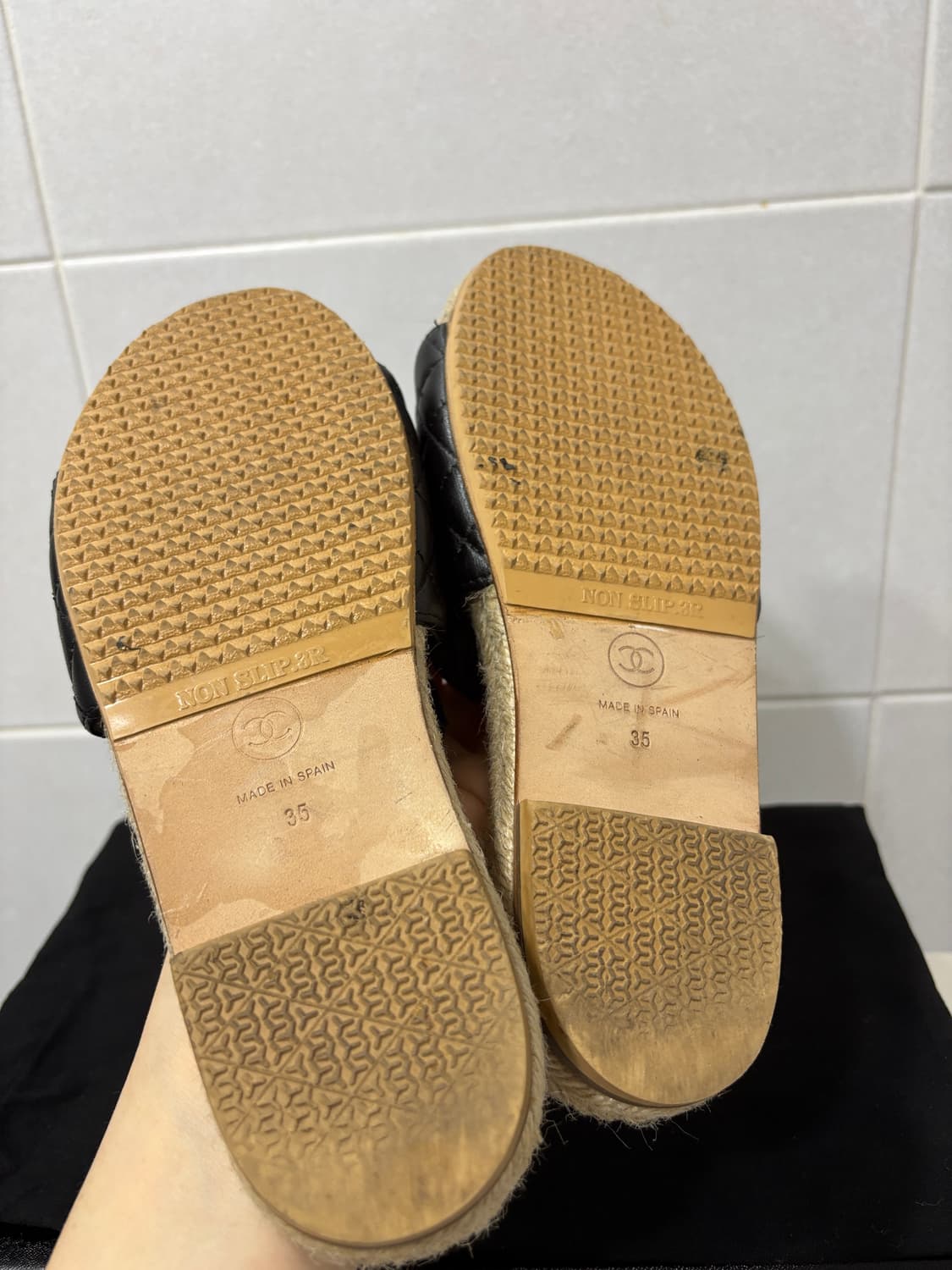 정품)샤넬 에스파듀 뮬 상품이미지5