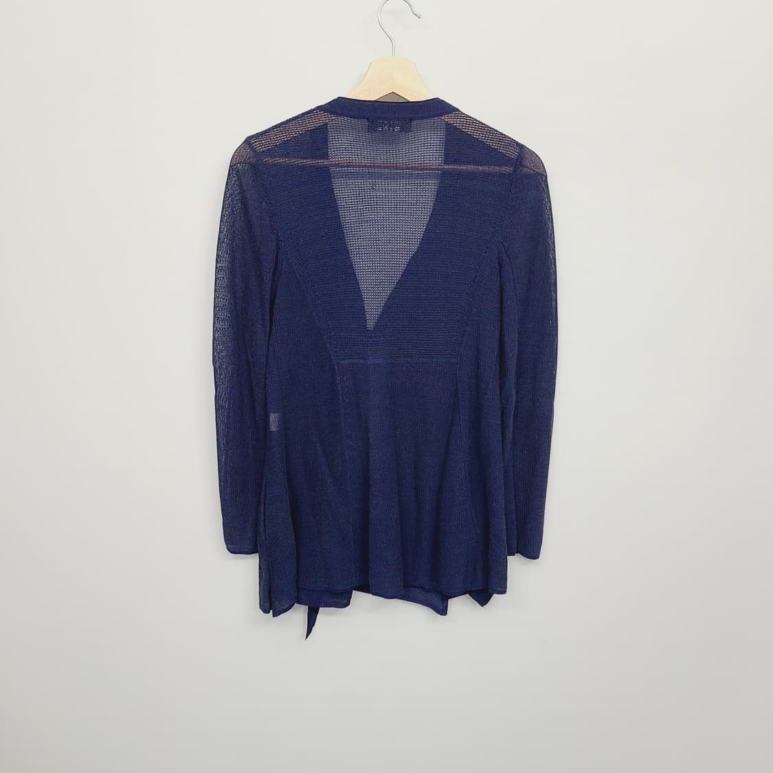  [정품] 한섬 마인(MINE) 시스루 메쉬 리본 가디건 90(F) 상품이미지5