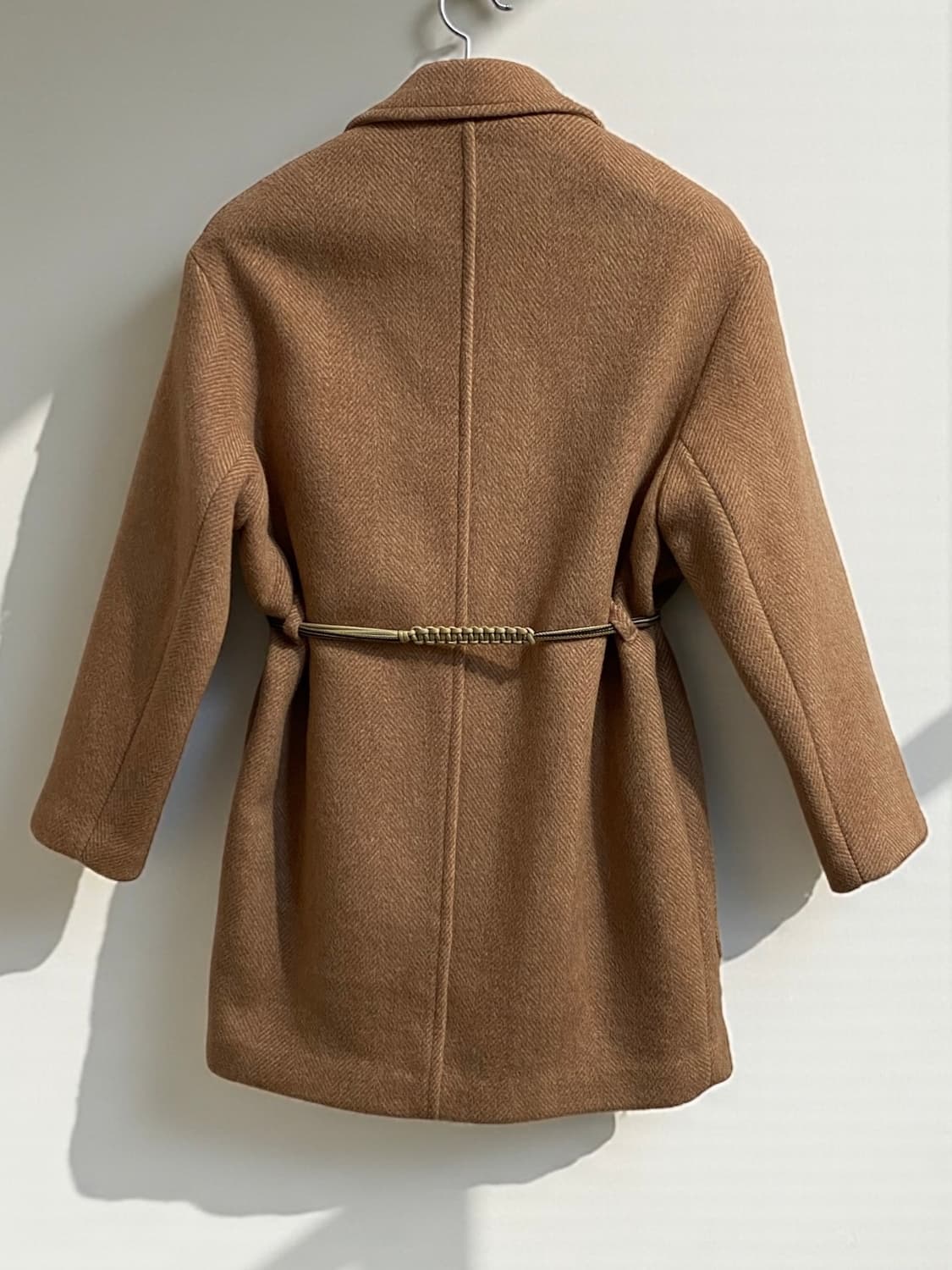 엔오르 울 테일러드 벨티드 코트 상품이미지5