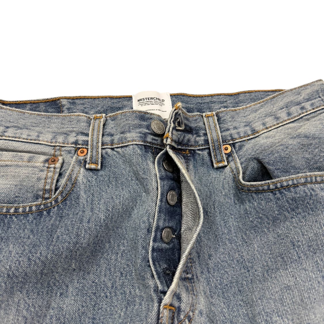 리바이스 X 미스터차일드 501 데님팬츠 바지 32 상품이미지3