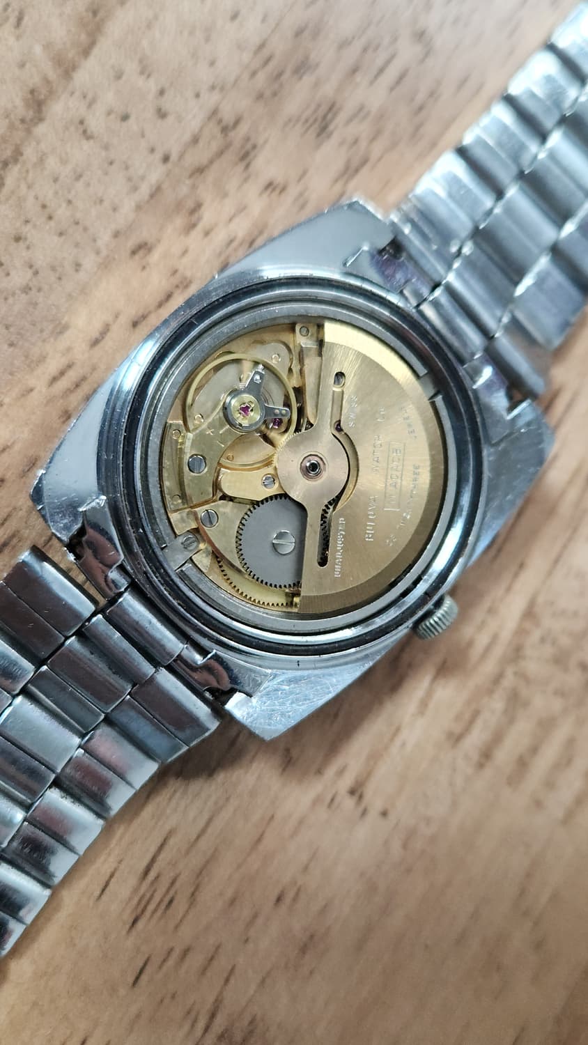 # 부로바 bulova 빈티지 옥타곤 오토매틱 남성 명품시계 급처 상품이미지10