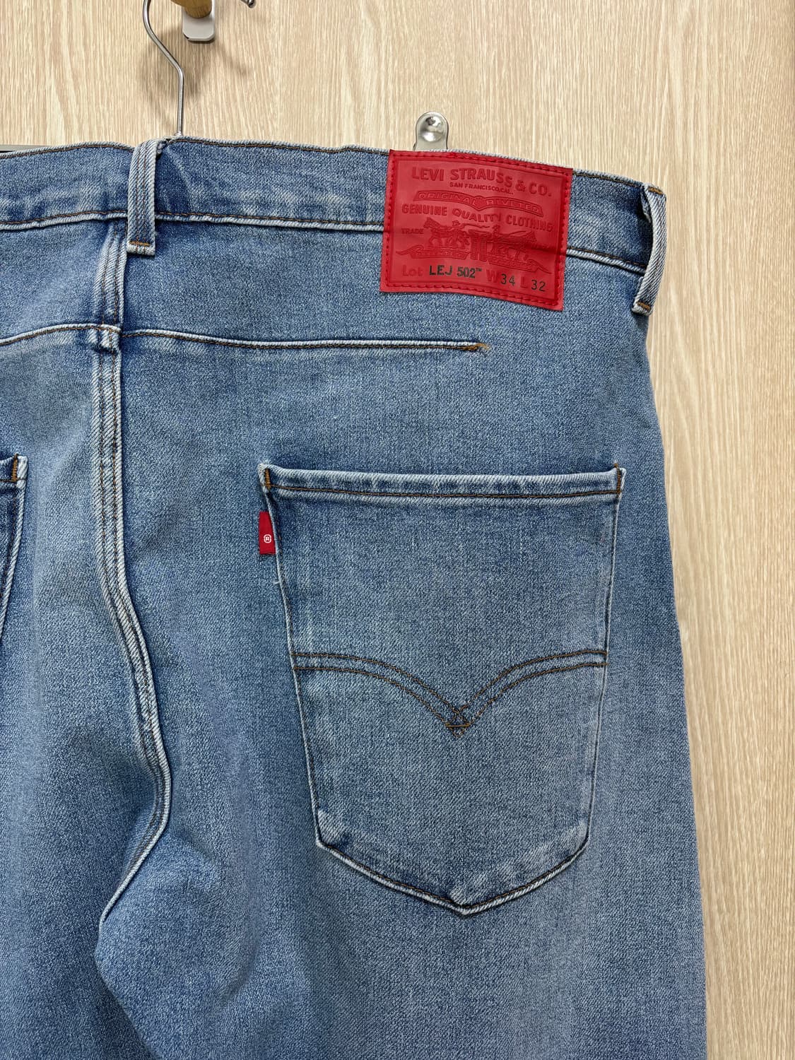 리바이스 프리미엄 엔진니어드 쿨진 502데님팬츠34"/연청 상품이미지1