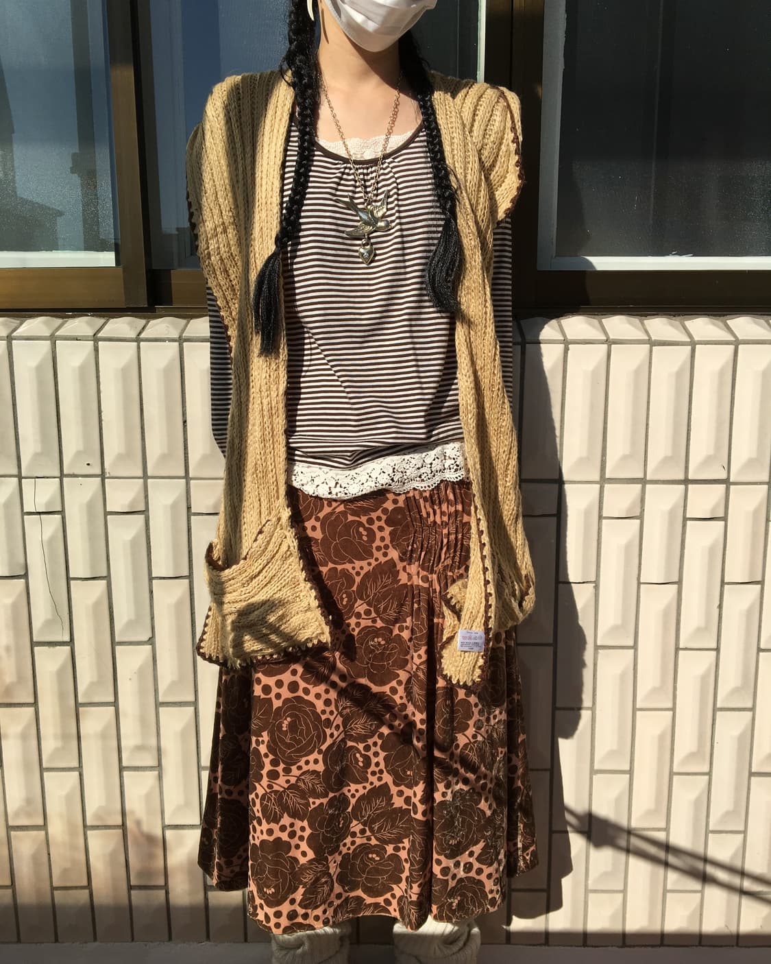  hood layered knit muffler 상품이미지7