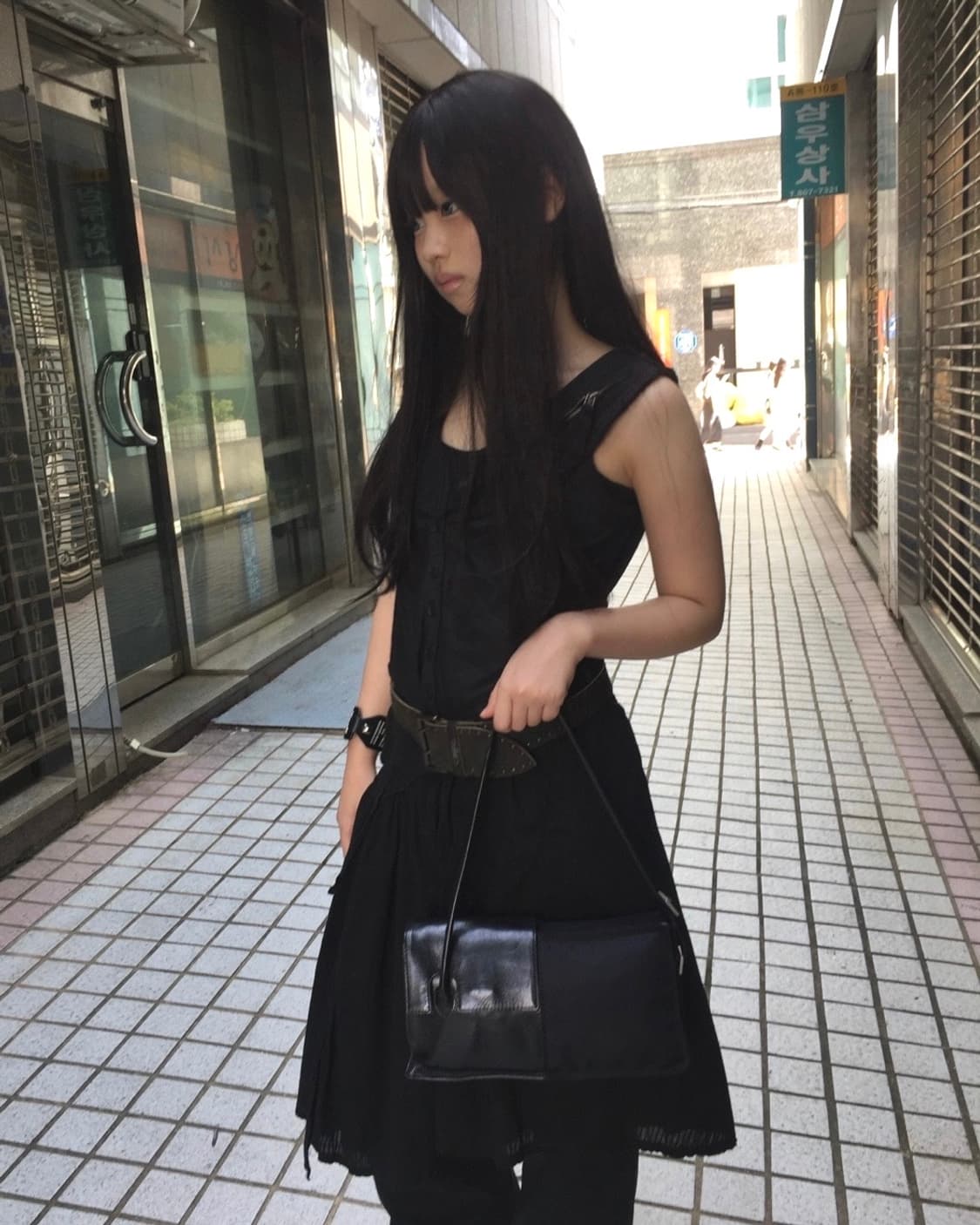 장 폴 고티에 애시메트릭 레더 도킹 토트 백 상품이미지10