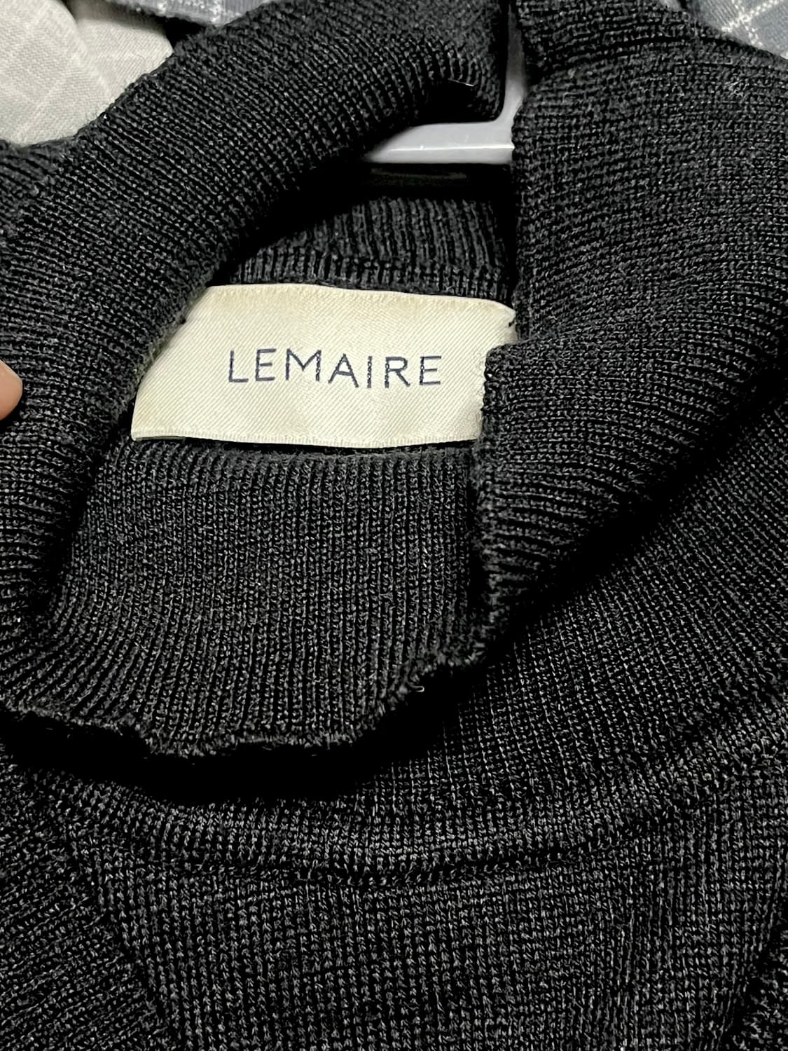 LEMAIRE 르메르 더블 레이어드 터틀넥 울 니트 L 상품이미지5