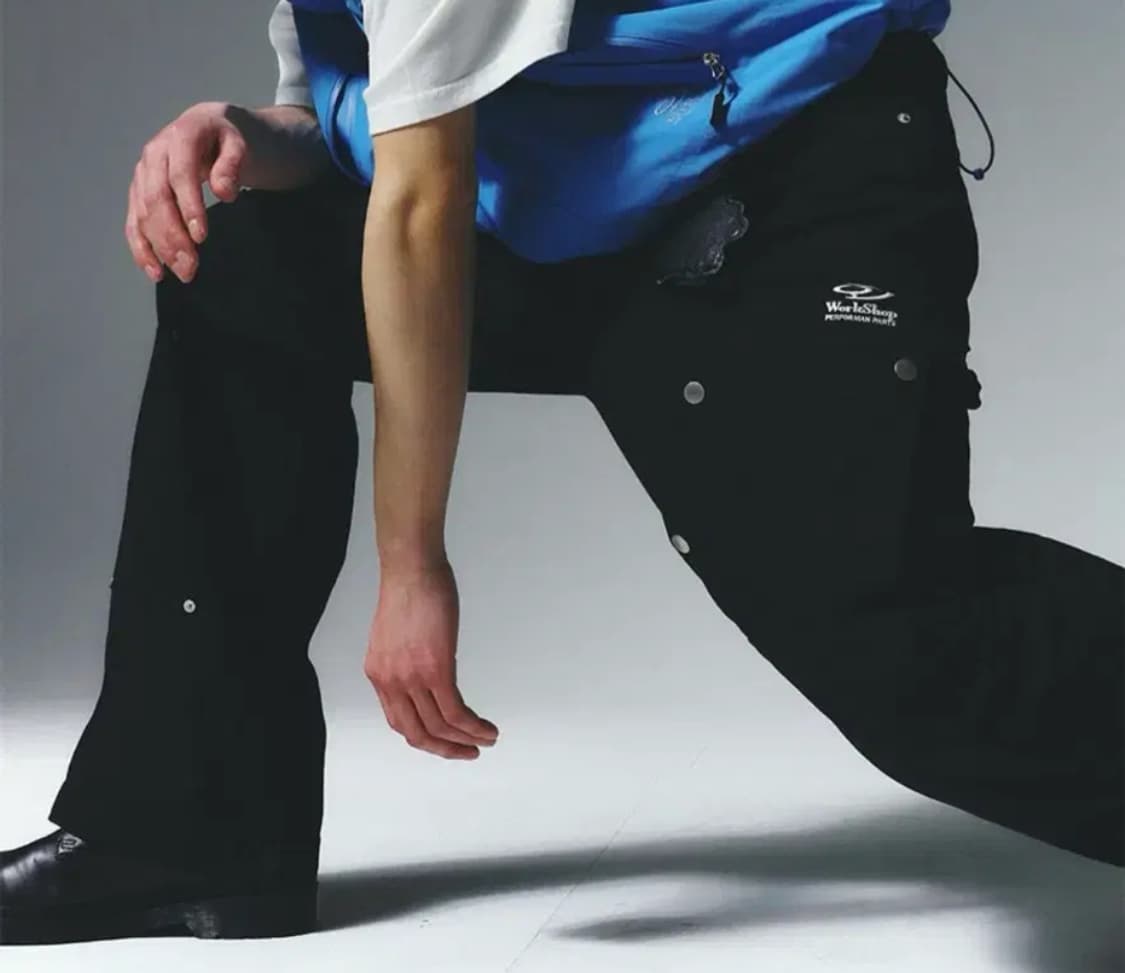 트래블 카펜터 데님 팬츠 블랙(S/M)새상품(남.여공용) 상품이미지2