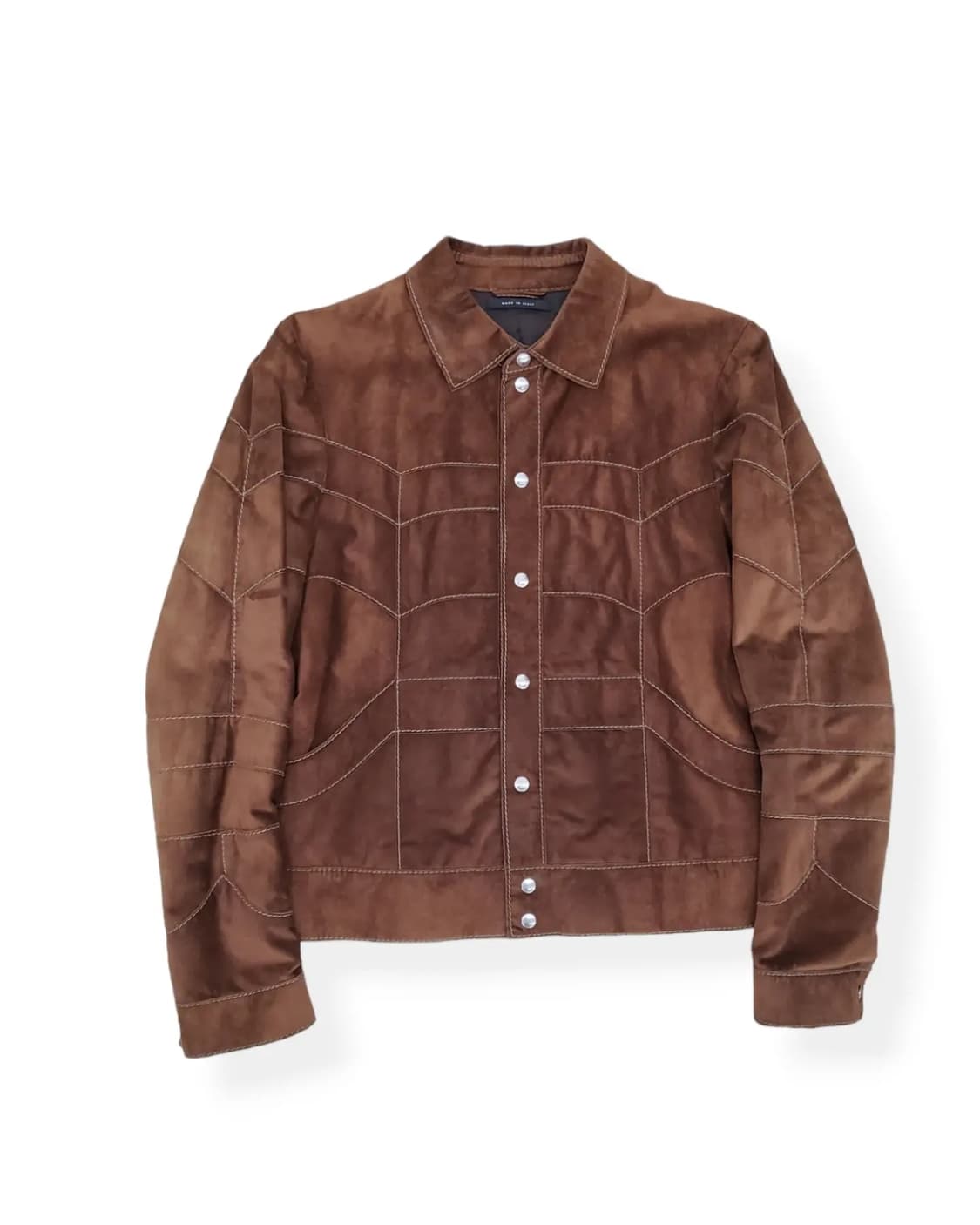 구찌 스티치 스웨이드 자켓 상품이미지1