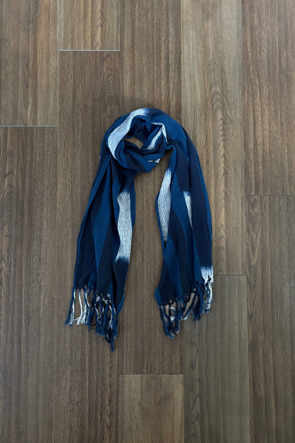 Blue Block Scarf 상품이미지1