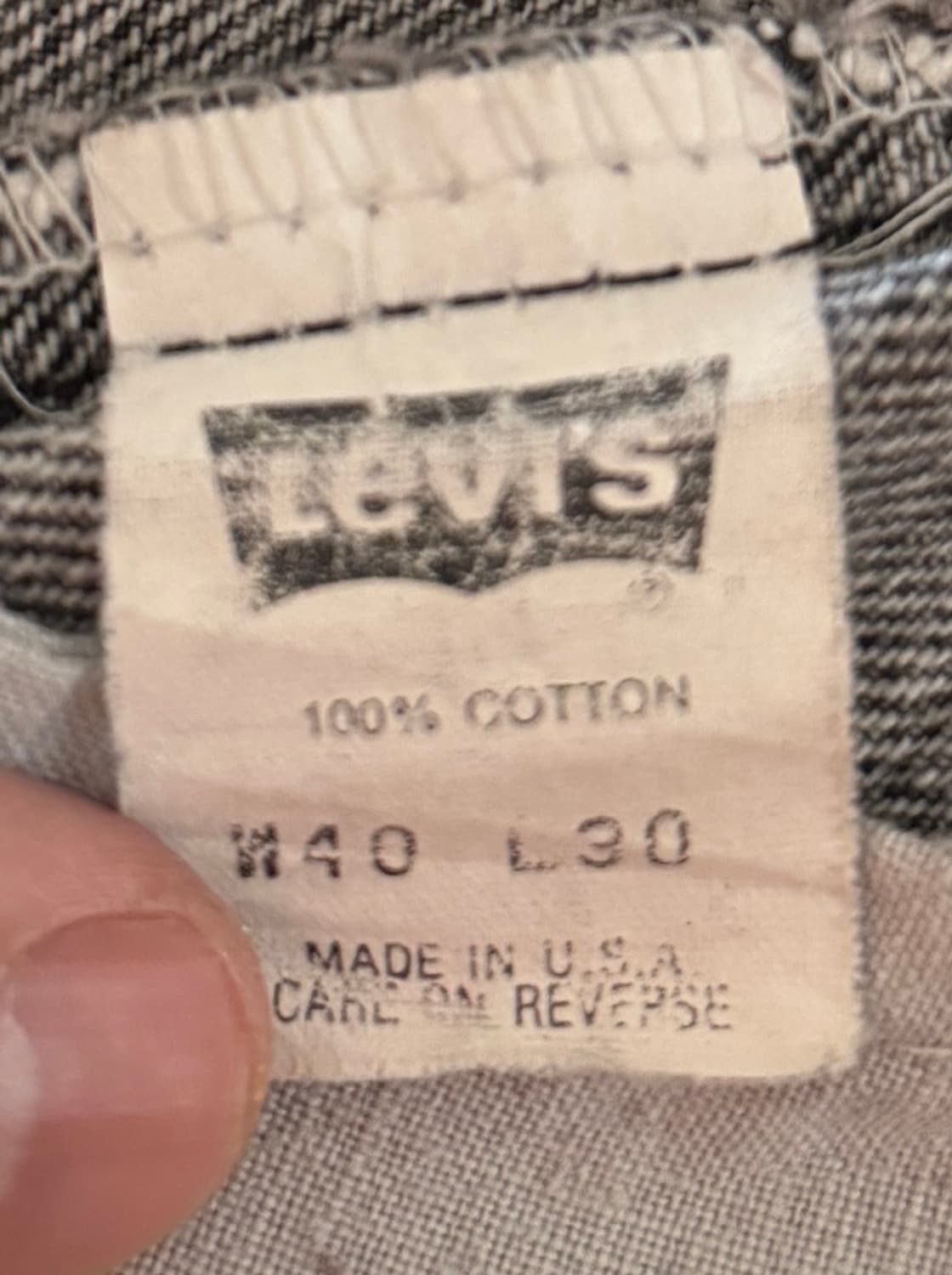 USA🇺🇸 리바이스 흑청 40/30 상품이미지5