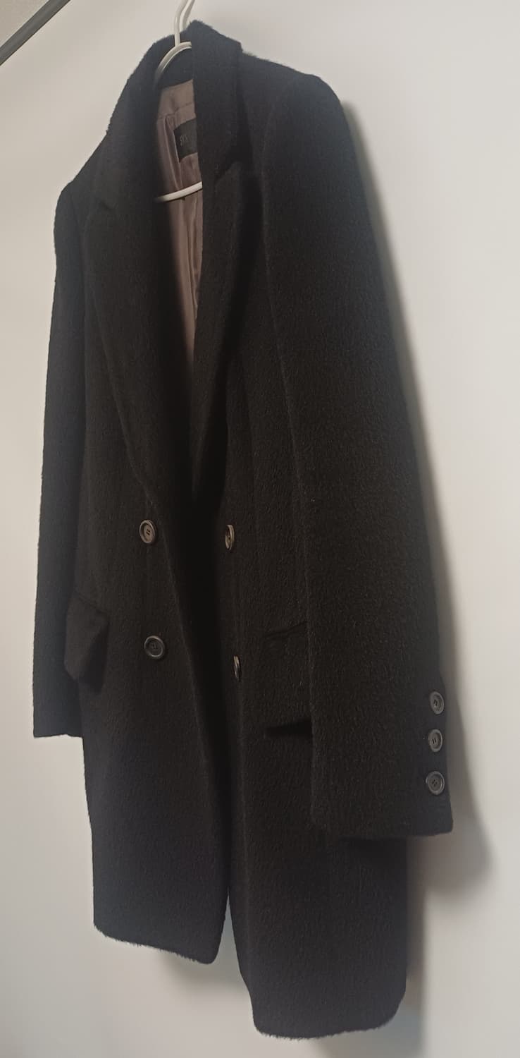 한섬 SYSTEM 여성 울 알파카 부클 더블코트[무료배송] 상품이미지3