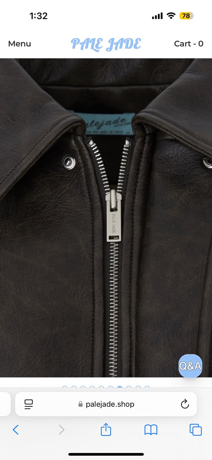 페일제이드 오버핏레더자켓 상품이미지9