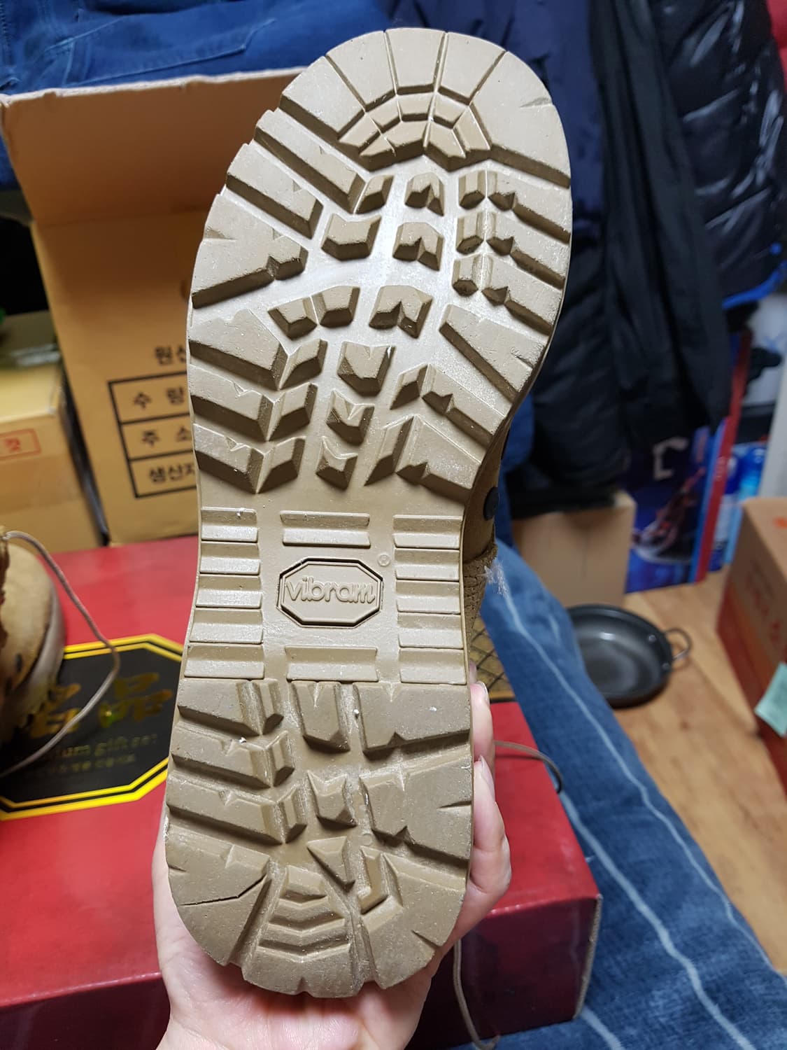 베르빌 하계용 사막화 전투화 군화 7W 판매 상품이미지4