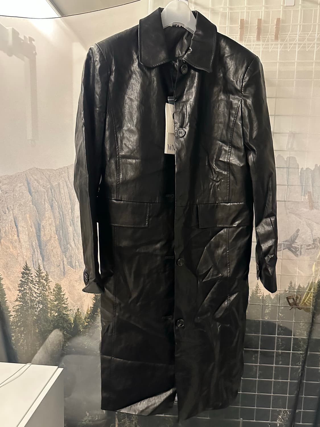 WMM 더블유엠엠 스튜디오 레더 롱자켓 새상품 상품이미지3