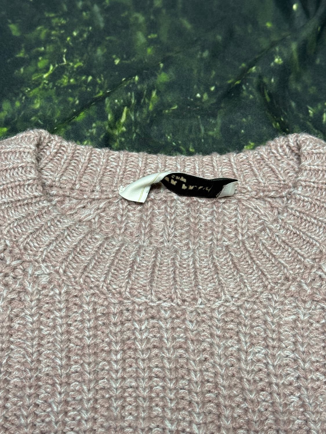 [L] 애프터프레이 인타르시아 니트 핑크 상품이미지5