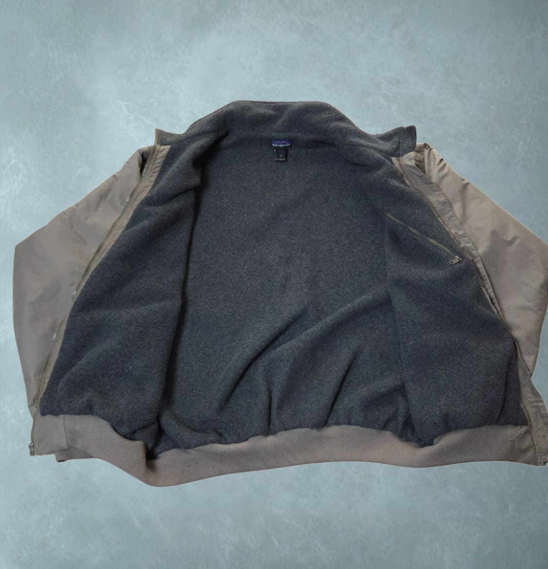 (XL)파타고니아 00s 카키올리브 쉘드 신칠라 봄버 자켓 상품이미지4