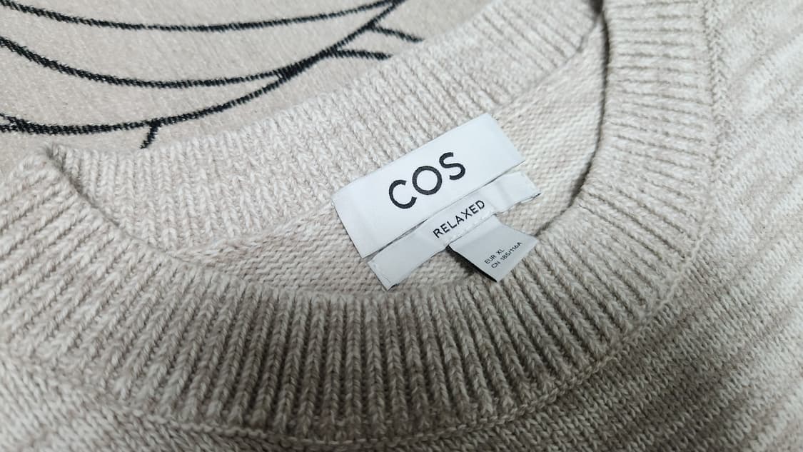 COS 뉴트럴톤 멜란지니트  XL 넉넉 105 상품이미지3