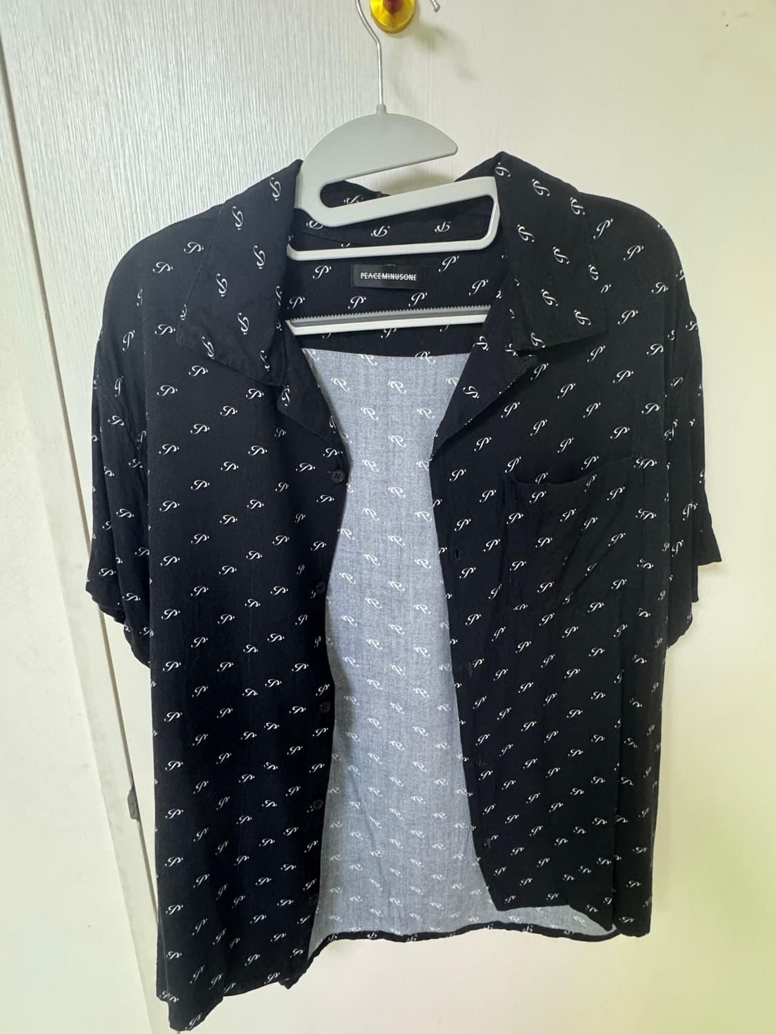 피스마이너스원 레이온 셔츠#1 블랙 상품이미지2