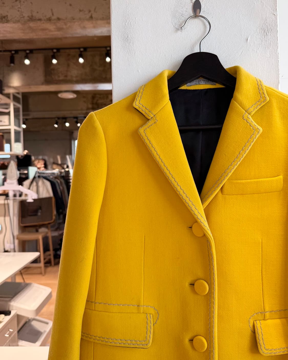 보테가 베네타 옐로우 3b 블레이저 자켓  상품이미지4